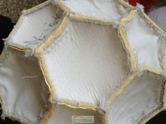承接床上用品、手缝足球等