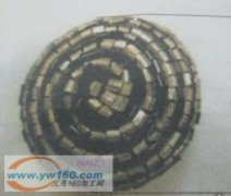 如图做成圆球型，米珠做的