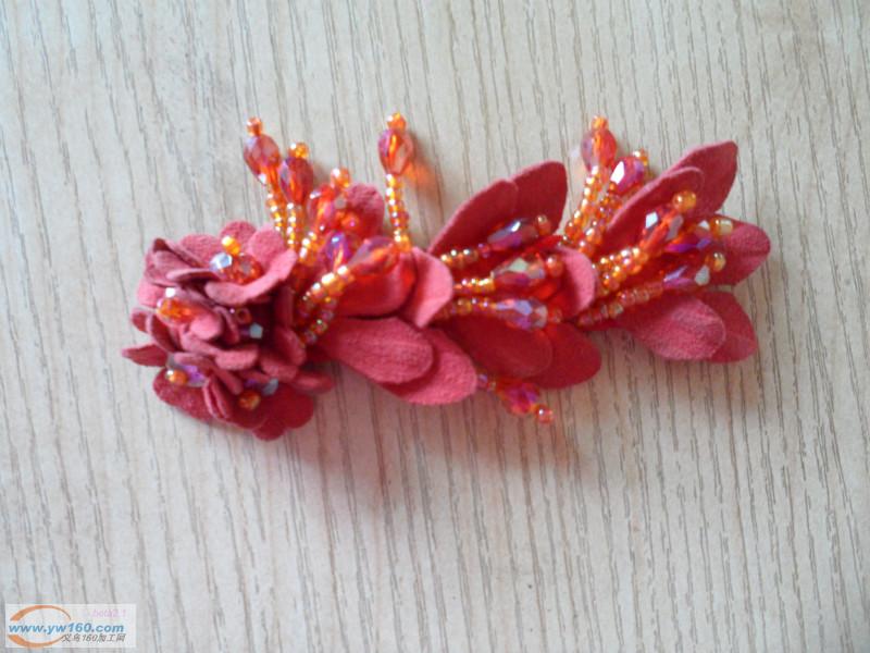 吴利花业  长期承接手工串珠鞋花 吴利花业  长期承接手工串珠鞋花