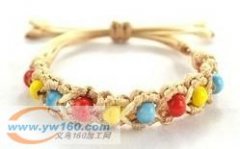 手工活编织手链外发 如图