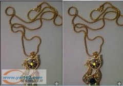 如图 合金不环保项链成品谁会做
