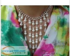 专一生产珍珠，亚克力，水晶类手工饰品项链，手链，头饰等