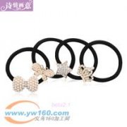 皮筋夹扣,粘胶外发