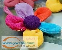 手工蝴蝶结，五瓣花加工