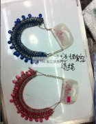 找穿线做手工的加工厂 样品如图