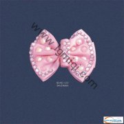 【发外地】扎蝴蝶结鞋花点平底钻