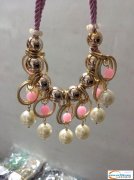 手工饰品弯针挂圈穿线编花外发加工