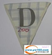 义乌车缝三角形的布旗外发加工