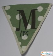 义乌车缝三角形的布旗外发加工