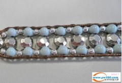 90颗珠子编织起来的手链外发