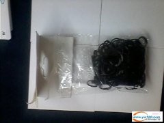 大量包装皮筋的手工活外发加工 如图