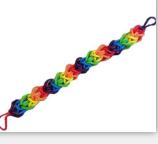 小皮筋编织手链