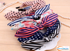 布艺发箍加工 绕布带 打胶抢