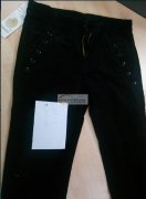 我司有几款裤子成品订单外发  样品如图