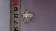 青口有环保合金小皇冠翻砂外发 如图