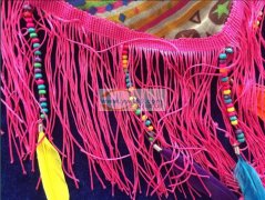 8000条围巾穿珠手工活外发 如图