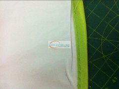 北苑凌云有小孩围兜包边外发加工 样品如图