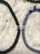 长期有如图纽扣结手链外发