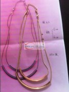 手工项链成品订单外发 如图所示