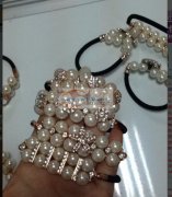 4000多条皮筋手工活外发 如图