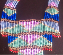 【可发外地】穿米珠弯针手工活外发 如图