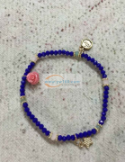 有串珠和打蝴蝶结的手工活外发 如图