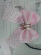 手打结  线绕蝴蝶结 及胶枪点钻  玫瑰 针缝