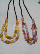 简单的项链 手链串珠外发 如图