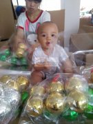 650万圣诞球手工活外发加工