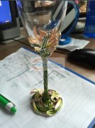 寻义乌做过这款合金工艺酒杯的工厂 有单外发