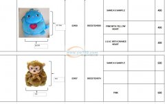 寻专业做毛绒玩具的加工厂 样品如图