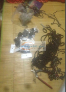 广东佛山有串珠弯针手工活外发 如图所示