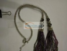 穿米珠项链外发 样品如图