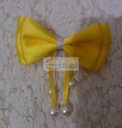 手工活打胶枪做蝴蝶结的货外发