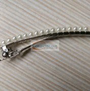 黄杨梅手工发夹串珠外发加工 如图