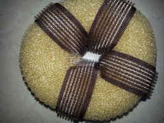 荷叶塘缝头圈的手工活