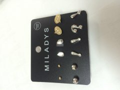 6对一卡小耳钉包装外发，如图