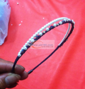 现金 头箍手工活外发 如图