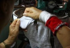 袜子手工（对目）缝头