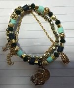 季宅专业饰品成品、半成品加工包装厂。承接外贸原单手链项链耳环