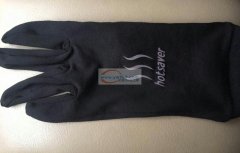 如图，手套外发