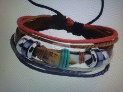 如图，编织手链外发