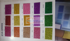 EVA  PVC 金卡 卷材撒金粉