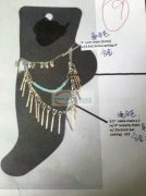 脚链成品订单外发 样品看图