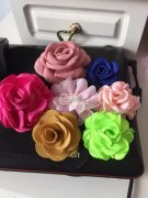 专业制作激光布艺烧边花，手缝花，卷花，烫花！