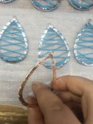 如图 耳环绕链条3000只外发