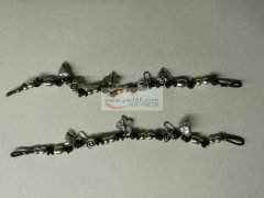 有串珠打弹簧结的货外发，3500条