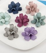 专业制作布艺手缝花，烧边花，卷花，烫花！