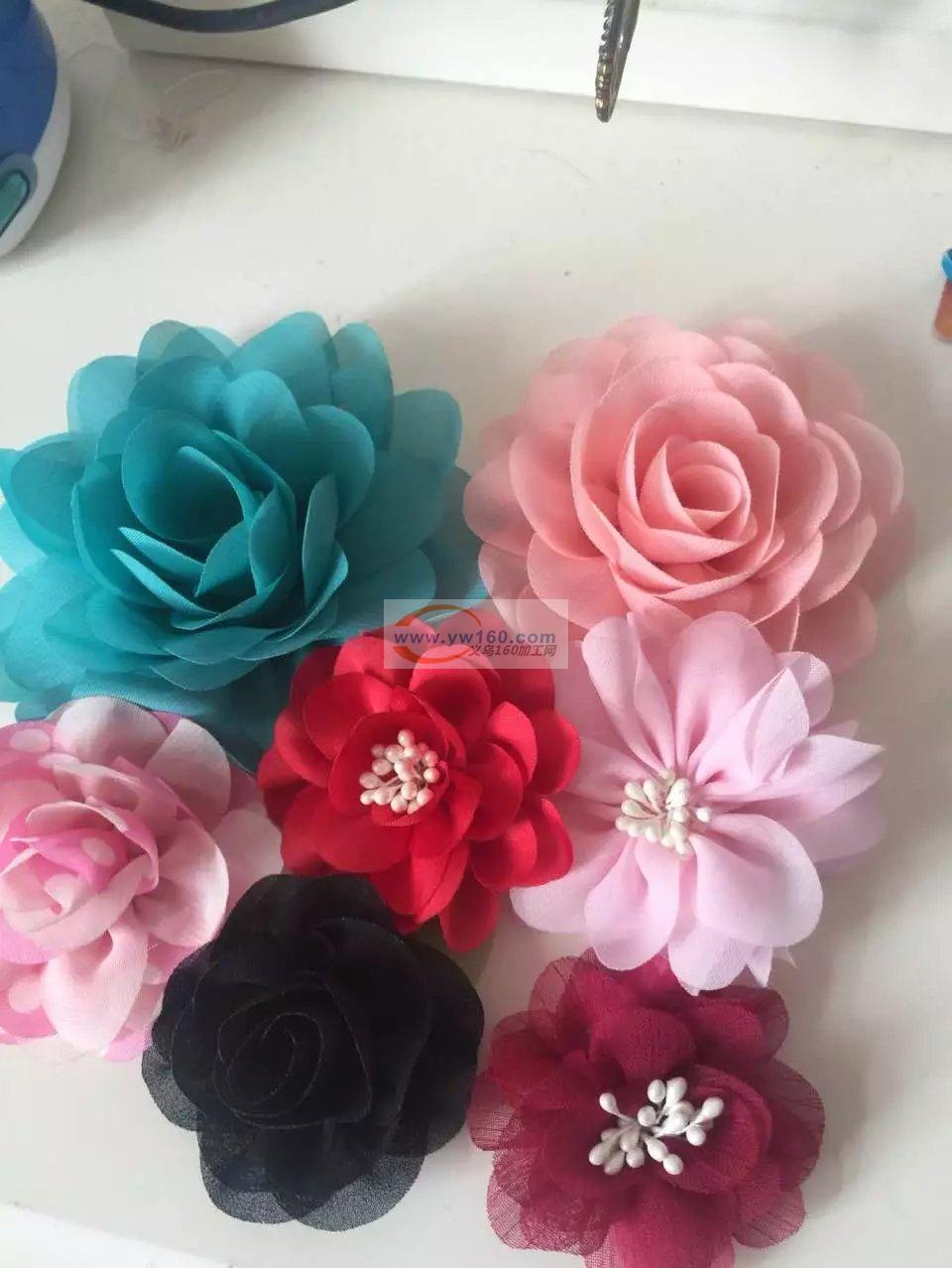 专业制作布艺手缝花,烧边花,卷花,烫花! 专业制作布艺手缝花,烧边花,卷花,烫花!