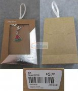 我厂有耳扣，耳针，项链外发包装